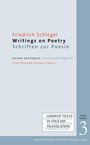 Buchcover mit dem Text: "Friedrich Schlegel, Writings on Poetry, Schriften zur Poesie, German and English, Eliot Collender".