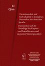 Roter Hintergrund mit Texten: "Gemeinsamkeit und Individualität ...", "LI Qian" links oben. Logo: "iudicium" unten.