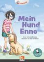 Oben steht „Leseratte“. Titel: „Mein Hund Enno“. Autoren: Sarah Michaela Orlovsky, Ulla Mersmeyer. Kind mit Hund.
