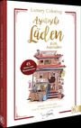 "Luxury Coloring: Asiatische Läden zum Ausmalen – 45 Motive zum Heraustrennen." Detailreiche Illustration eines asiatischen Ladens.