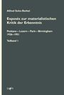 Alfred Sohn-Rethel: Frühe Exposés zur materialistischen Kritik der Erkenntnis, Buch