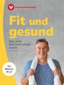"Fit und gesund. Was jetzt den Unterschied macht. Für Männer ab 50. Verbraucherzentrale. Ein älterer Mann mit Handtuch."