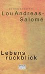 Lou Andreas-Salomé: Lebensrückblick. Autobiographie, Buch
