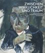 "ZWISCHEN WIRKLICHKEIT UND TRAUM. OTTO GLEICHMANN UND DER EXPRESSIONISMUS IN HANNOVER" in Weiß. Expressionistisches Gemälde eines Mannes mit blauer Haut und intensivem Ausdruck.
