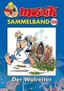 „mosaik Sammelband 136 Der Walreiter“. Ein Matrose stolpert vor bemalten Schilden.