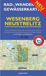 Wesenberg, Neustrelitz Rad-, Wander- und Gewässerkarte, KRT