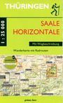 Wanderkarte Saalehorizontale, KRT