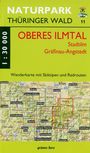 Wanderkarte 11 Oberes Ilmtal, Stadtilm, Gräfinau-Angstedt, KRT