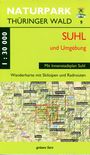 Wanderkarte Suhl und Umgebung, KRT