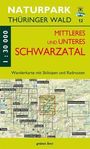 : Wanderkarte Mittleres/unteres Schwarzatal, KRT