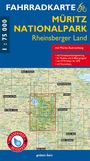 : Fahrradkarte Müritz-Nationalpark, Rheinsberger Land, KRT