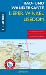 : Rad- und Wanderkarte Lieper Winkel und Usedom 1:30 000, KRT