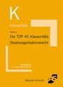 Ralf Altevers: Die TOP 40 Klausurfälle Staatsorganisationsrecht, Buch