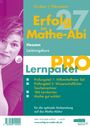 Erfolg im Mathe-Abi 27, Hessen Leistungskurs, Lernpaket PRO, optimale Vorbereitung auf das Mathe-Abitur. Links Frauengesicht.