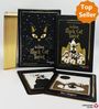 Helena de Almeida: Golden Black Cat Tarot - Hochwertige Stülpdeckelschachtel mit Goldfolie, Buch