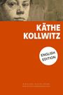 "Käthe Kollwitz," "English Edition" auf orange. Oben ein Porträt. Untertitel: "Wienands kleine Reihe der Künstlerbiografien".
