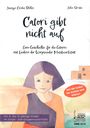 Titel: "Catori gibt nicht auf". Illustration eines Kindes mit kurzen Haaren, links ein Gebäude, rechts Hinweis auf QR-Codes.