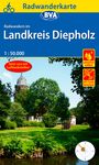 : Radwanderkarte BVA Radwandern im Landkreis Diepholz 1:50.000, reiß- und wetterfest, GPS-Tracks Download, KRT