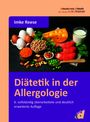 "Diätetik in der Allergologie", 6. Auflage von Imke Reese. Verschiedene Lebensmittel und Getränkeglas.
