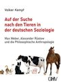 Volker Kempf: Auf der Suche nach den Tieren in der deutschen Soziologie, Buch