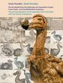 "Dodo-Paradies Dodo Paradise" ist zu lesen. Verschiedene Illustrationen und Zeichnungen eines Dodos, ausgestellt.