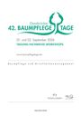 Osnabrücker 42. Baumpflegetage, 01.-02. Sept. 2026, Tagung.Fachmesse.Workshops. Baum-Logo und Sponsorenhinweise.