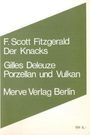 Francis Scott Fitzgerald: Der Knacks. Porzellan und Vulkan, Buch