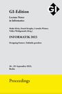 : GI Edition Proceedings Band 337 "INFORMATIK 2023", Buch