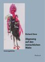 Richard Dove: Abgesang auf den menschlichen Wahn. Unsinngedichte. Illustration einer pinken Figur in roten Schuhen.