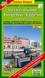 : Radwander- und Wanderkarte Ueckermünde, Torgelow, Eggesin und Umgebung 1 :50 000, KRT