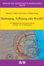 Text oben: "BEITRÄGE ZUR ARCHÄOLOGIE IN NIEDERSACHSEN Band 26".  
Darunter eine bunte, schematische Illustration einer historischen Karte.