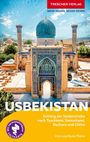 "Trescher Verlag, Mehr Wissen. Besser Reisen. Usbekistan. Mit herausnehmbarer Faltkarte. Gebäude mit blauer Kuppel."