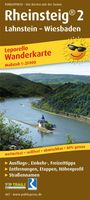 Wanderkarte Rheinsteig 02. Lahnstein - Wiesbaden 1 : 25 000, KRT
