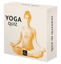Auf der Verpackung steht "YOGA QUIZ" und "QUIZ IM QUADRAT". Eine Frau sitzt meditierend in einer Lotuspose.