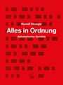 Rudolf Stueger: Alles in Ordnung, Buch