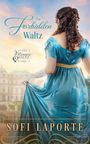 "The Forbidden Waltz" und "Sofi Laporte" stehen auf einem Cover. Eine Frau im blauen Kleid blickt auf Gebäude.