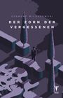 "Der Zorn der Vergessenen" von Zygmunt Miłoszewski. Illustration: Eine dunkle Figur in einem stylisierten Garten.