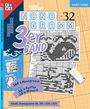 Nonogramm 3er Band Nr. 32, leicht/mittel. 165 Nonogramm, 12 Ketten, 15 Mosaik. Cover mit Puzzle-Elementen.