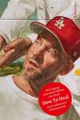 Illustration eines Mannes in roter Baseballkappe, rechts „Echtzeit“ vertikal, rundes rotes Zeichen mit Albumankündigung.