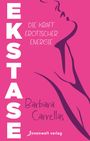 „EKSTASE“, „DIE KRAFT EROTISCHER ENERGIE“, „Barbara Carrellas“, „innenwelt verlag“. Silhouette eines Gesichts.