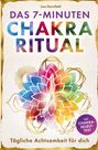 "DAS 7-MINUTEN CHAKRA RITUAL", bunte Mandala-Illustration, "Tägliche Achtsamkeit für dich", lila Kreis "Inkl. CHAKRA-SELBST-TEST".