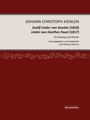 JOHANN CHRISTOPH KIENLEN, Lieder von Goethe, herausgegeben von Markus Stachon. Roter Hintergrund mit Notenlinien.