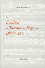 Zur Echtheit von Bachs Toccata & Fuge BWV 565, Buch