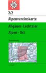 : DAV Alpenvereinskarte 02/2 Allgäuer - Lechtaler Alpen Ost 1 : 25 000, KRT