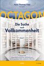 "Die Suche nach Vollkommenheit, Band 1" steht in großen Buchstaben. Hintergrund: Bibliothek mit kreisförmigem Glaselement am Boden.