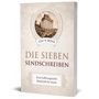Buchtitel: "DIE SIEBEN SENDSCHREIBEN" von Joel R. Beeke. Darunter: "Eine hoffnungsvolle Botschaft für heute". Antike Säulen im Hintergrund.