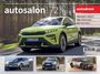 „autosalon 72“, „autodrom“, „Modelljahr 2026/27“, „Über 4000 Autos“, „Alle Neuheiten“. Grünes Auto auf Waldstraße.