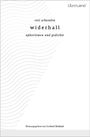 Resi Schandra: Widerhall, Buch