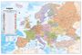 : Politische Europakarte 1:10.350.000 als Poster, deutsch, 90x60cm, KRT