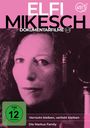 Text: "ELFI MIKESCH DOKUMENTARFILME 2/3", "Verrückt bleiben, verliebt bleiben", "Die Markus Family", FSK 12 Logo. Bild einer Frau.